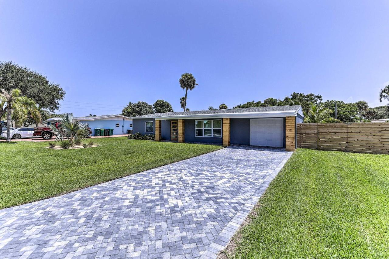 Beach House With Outdoor Kitchen, Walk To Coast Cocoa Beach Exterior foto