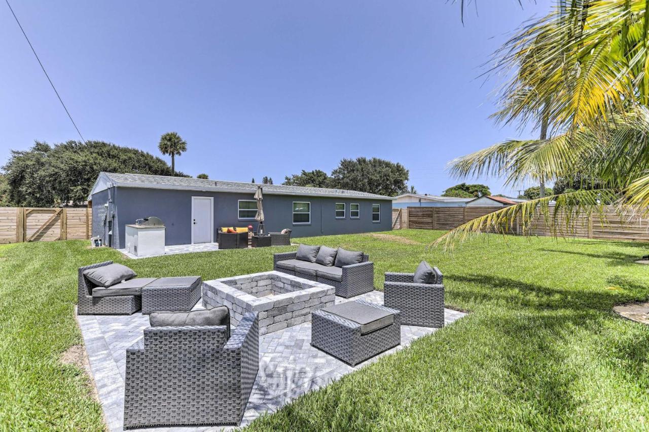 Beach House With Outdoor Kitchen, Walk To Coast Cocoa Beach Exterior foto