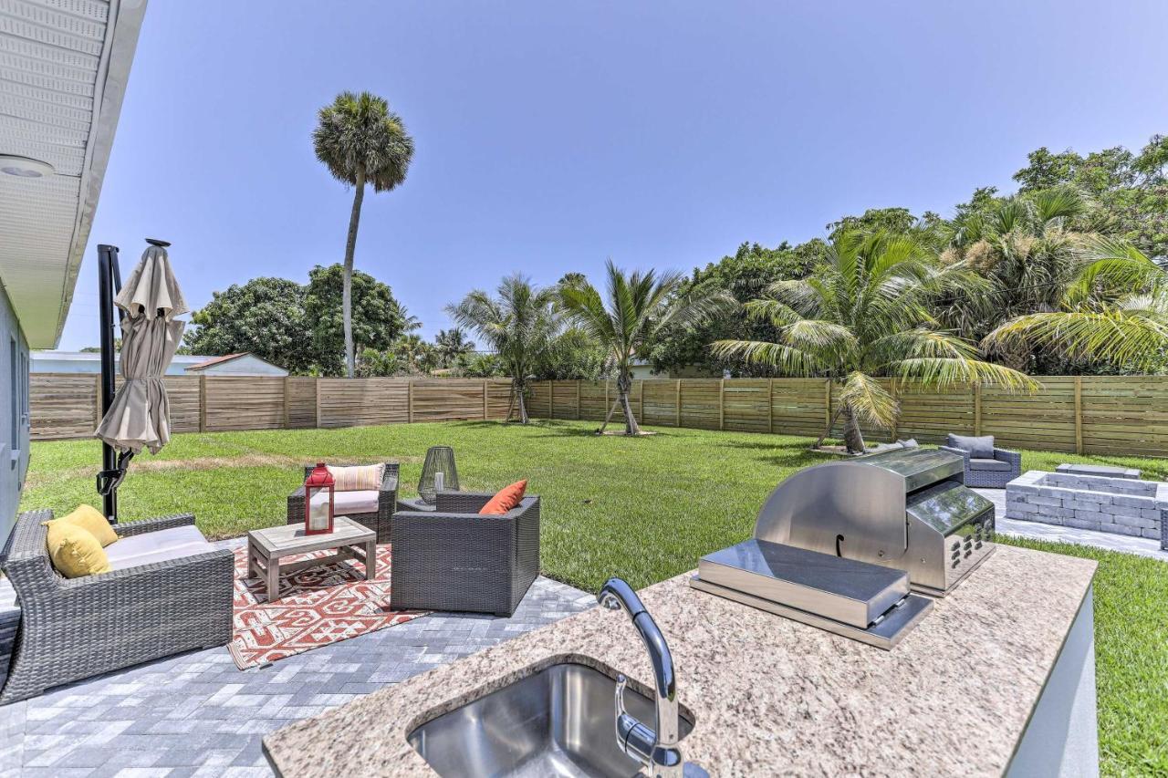 Beach House With Outdoor Kitchen, Walk To Coast Cocoa Beach Exterior foto